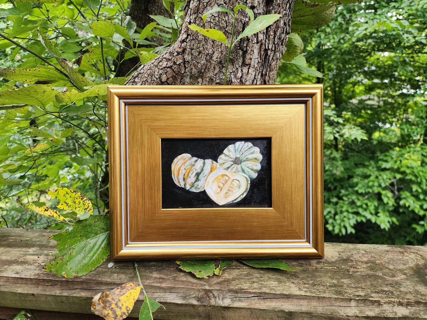 Sweet Dumpling Still Life – Original Oil Painting on Wood