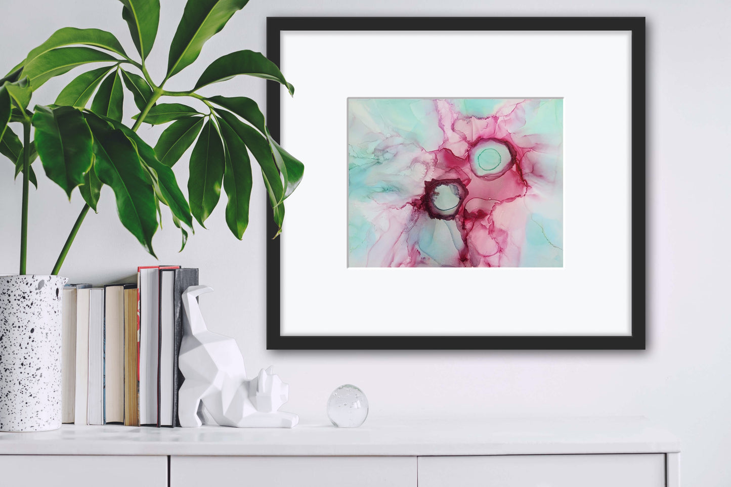 Abstract Orchids - 11" x 14"