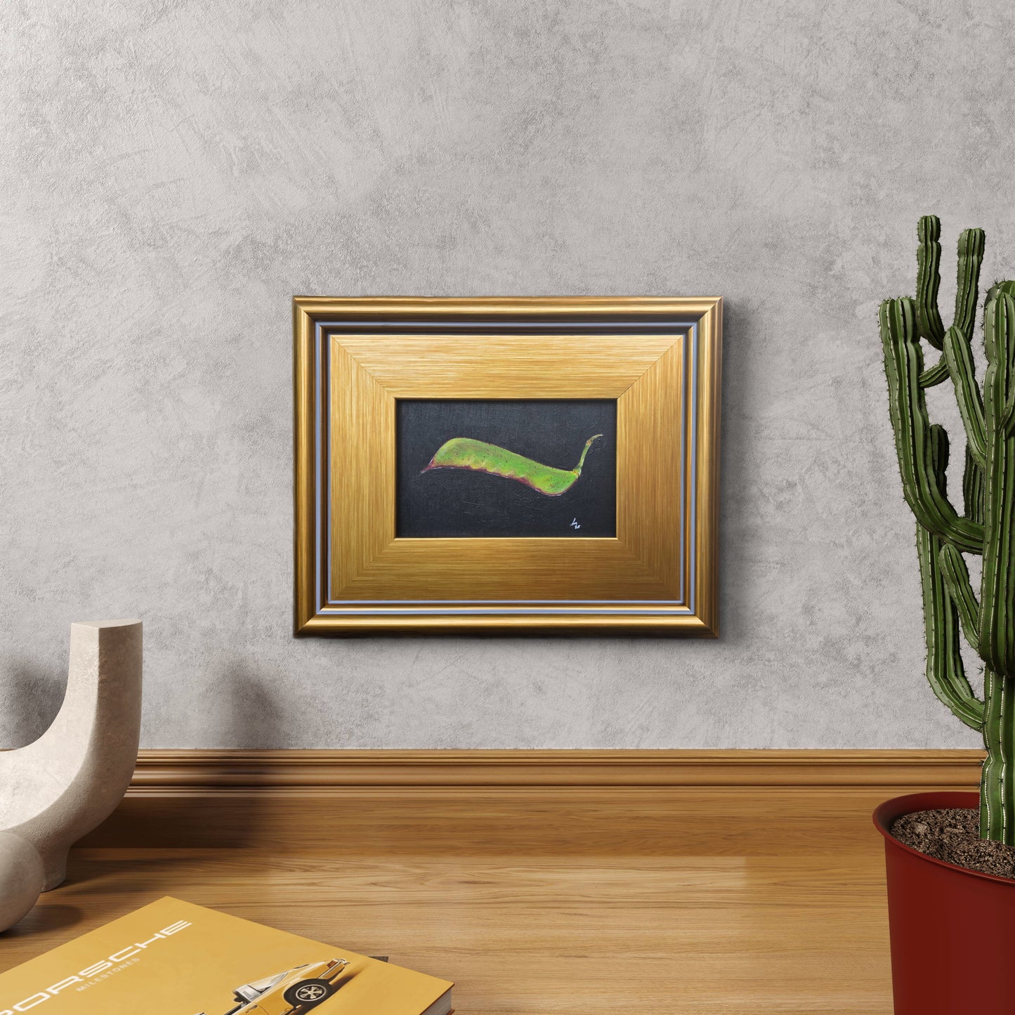 Desert Bird of Paradise Seed – Original Oil Painting