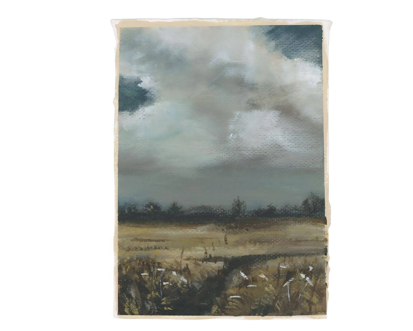Memory – Original 5x7 Landscape Painting on Paper | Alisha Morgan