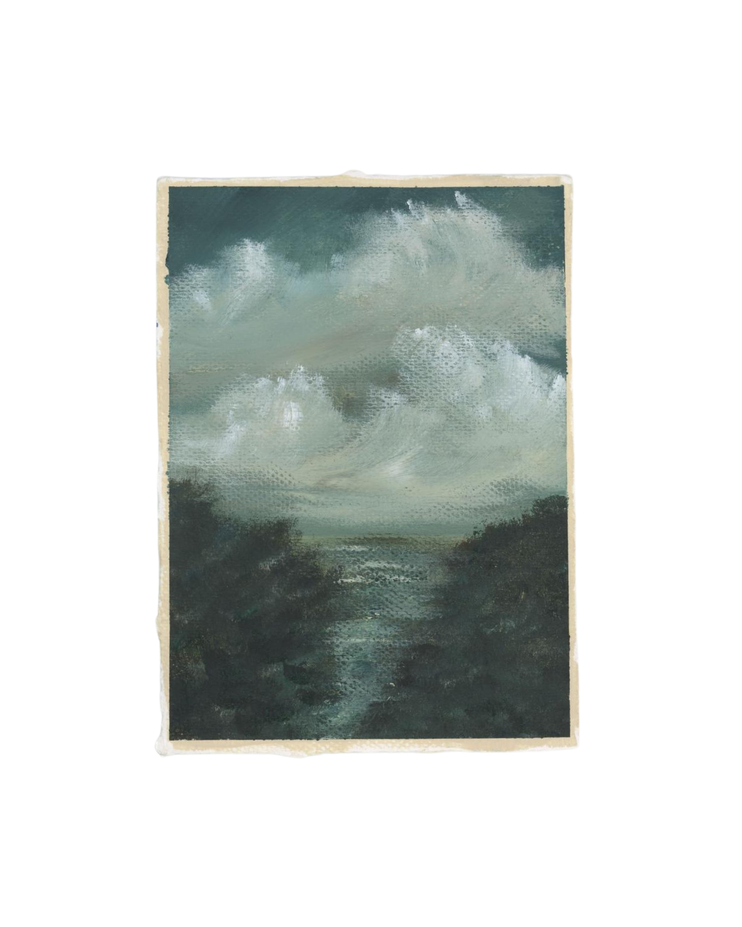 Where Time Lingers – Original 5x7 Landscape Painting on Paper