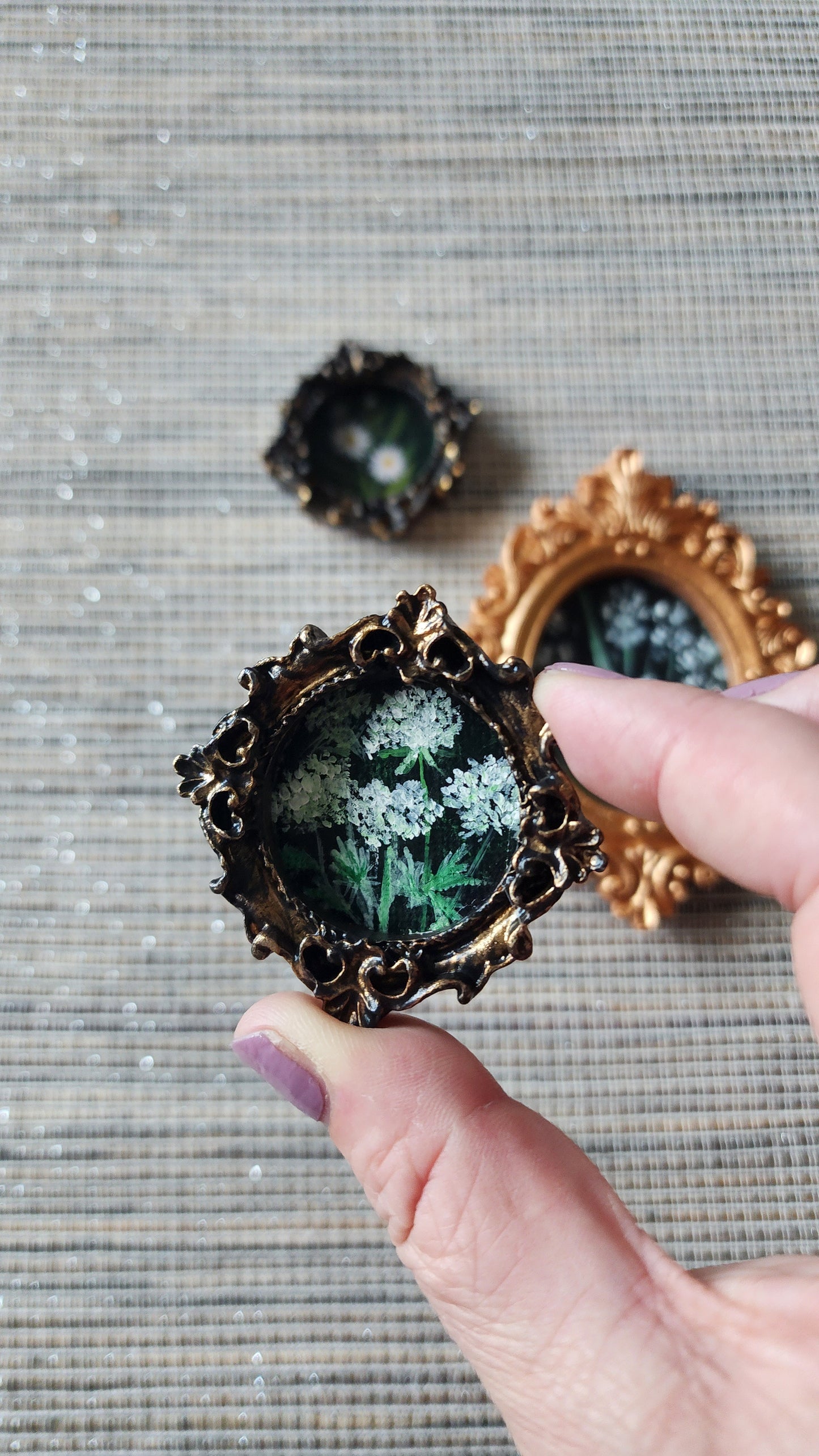 Miniature Wildflower Study — Original Painting