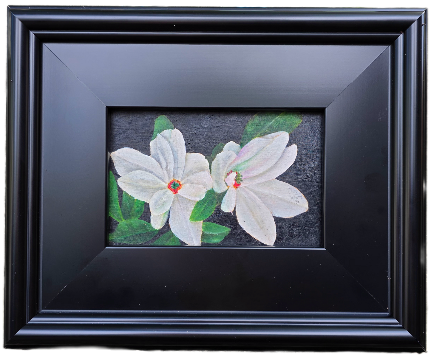 Magnolia Study – Original Floral Oil Painting
