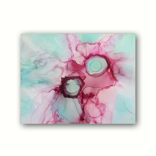 Abstract Orchids - 11" x 14"