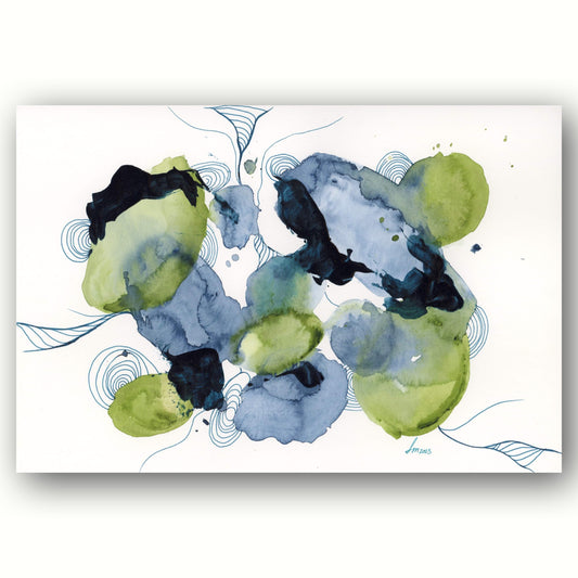 Abstract No.1 - 12" x 9"