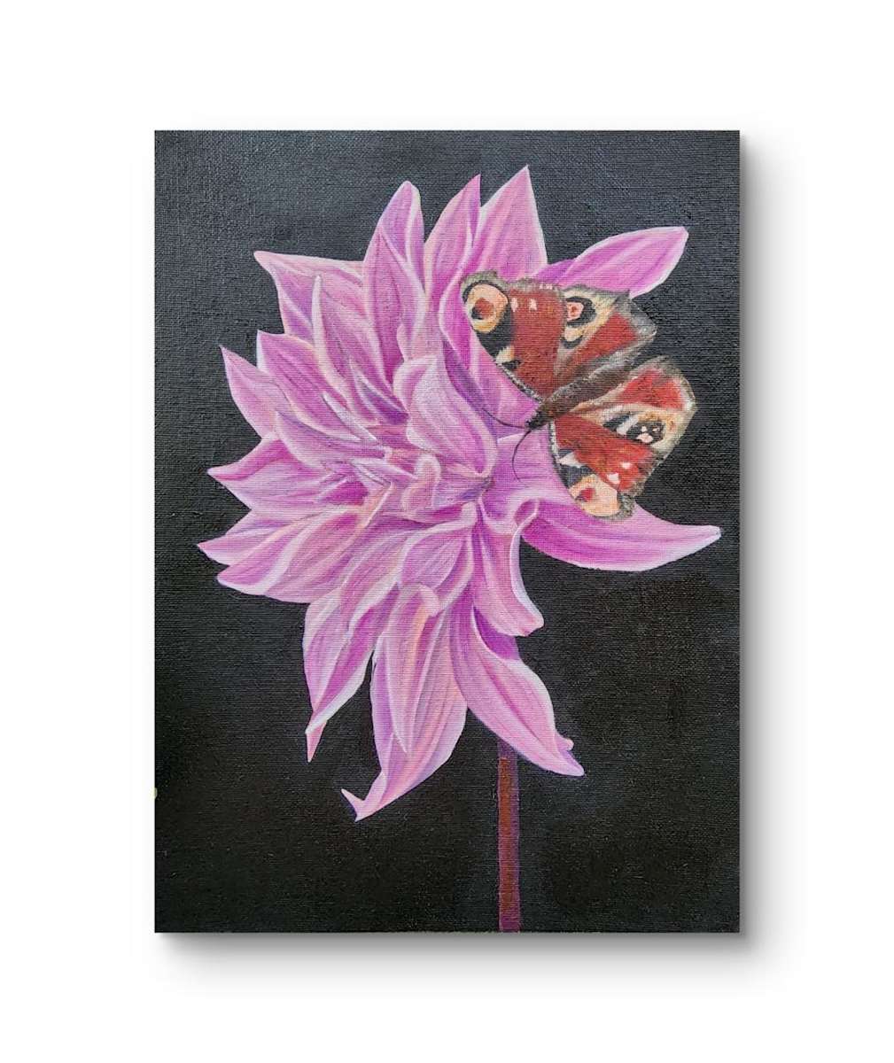 Dahlia with Butterfly (Awaiting Official Title)