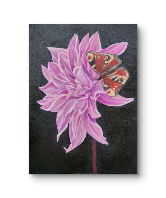 Dahlia with Butterfly (Awaiting Official Title)