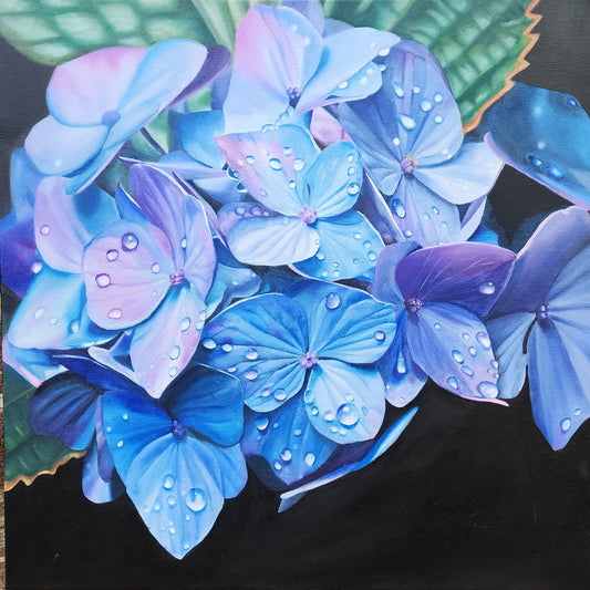 Hydrangeas - 20" x 20"