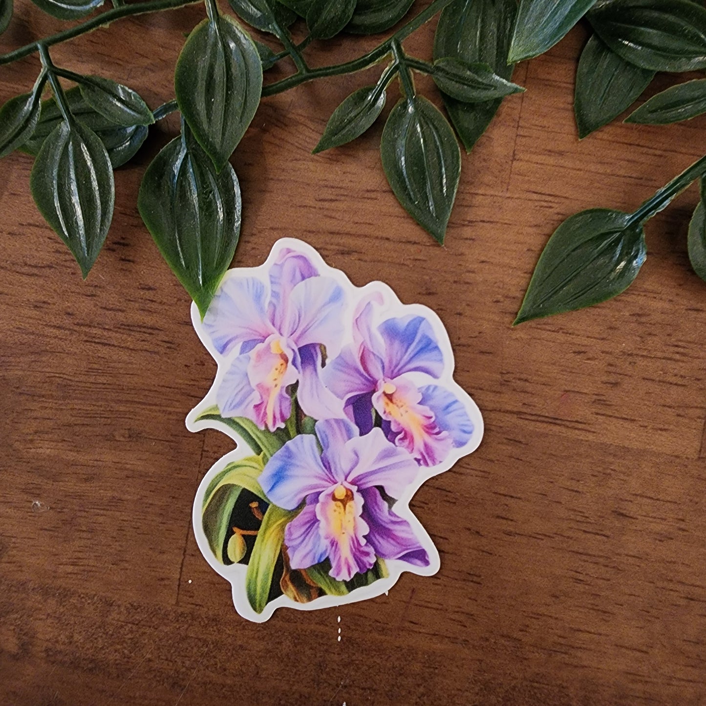Purple Orchid Sticker — Refuse to Fade Collection