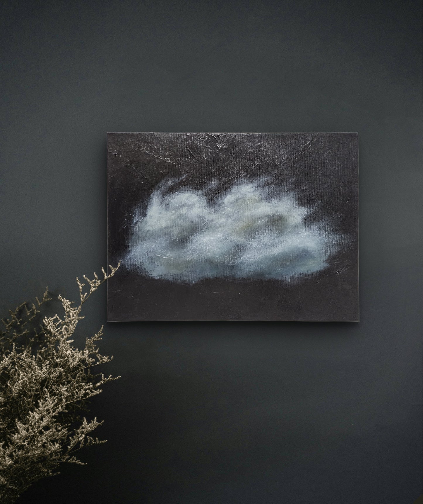 In the Wind – 16x20 Original Oil Cloud Painting on Canvas